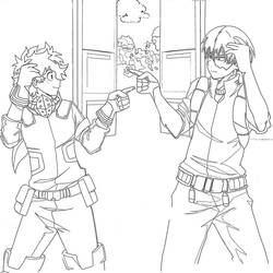 Dibujo para colorear: My Hero Academia (Anime y Manga) #175998 - Dibujos para Colorear e Imprimir Gratis