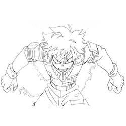 Dibujo para colorear: My Hero Academia (Anime y Manga) #176000 - Dibujos para Colorear e Imprimir Gratis