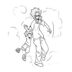 Dibujo para colorear: My Hero Academia (Anime y Manga) #176002 - Dibujos para Colorear e Imprimir Gratis