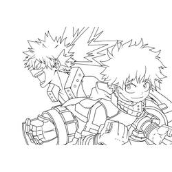 Dibujo para colorear: My Hero Academia (Anime y Manga) #176005 - Dibujos para Colorear e Imprimir Gratis