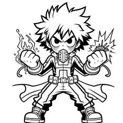 Dibujo para colorear: My Hero Academia (Anime y Manga) #218535 - Dibujos para Colorear e Imprimir Gratis