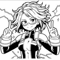 Dibujo para colorear: My Hero Academia (Anime y Manga) #218540 - Dibujos para Colorear e Imprimir Gratis