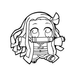Dibujo para colorear: Nezuko (Anime y Manga) #182834 - Dibujos para Colorear e Imprimir Gratis