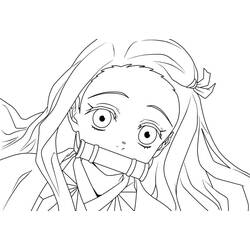 Dibujo para colorear: Nezuko (Anime y Manga) #182837 - Dibujos para Colorear e Imprimir Gratis