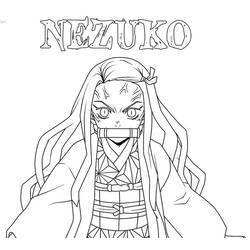 Dibujo para colorear: Nezuko (Anime y Manga) #182841 - Dibujos para Colorear e Imprimir Gratis