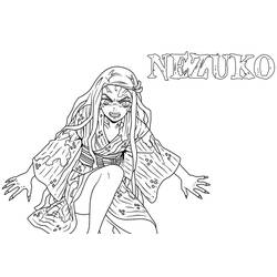 Dibujo para colorear: Nezuko (Anime y Manga) #182843 - Dibujos para Colorear e Imprimir Gratis