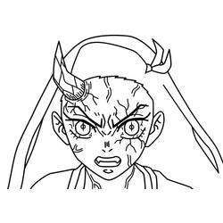 Dibujo para colorear: Nezuko (Anime y Manga) #182845 - Dibujos para Colorear e Imprimir Gratis