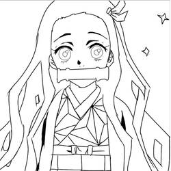 Dibujo para colorear: Nezuko (Anime y Manga) #182847 - Dibujos para Colorear e Imprimir Gratis