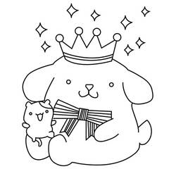 Dibujos para colorear: Pompompurin - Dibujos para Colorear e Imprimir Gratis