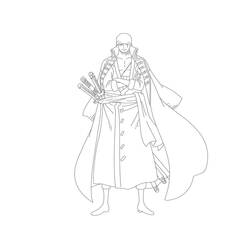 Dibujo para colorear: Roronoa Zoro (Anime y Manga) #172491 - Dibujos para Colorear e Imprimir Gratis