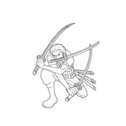 Dibujo para colorear: Roronoa Zoro (Anime y Manga) #172495 - Dibujos para Colorear e Imprimir Gratis