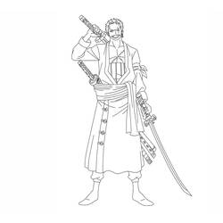 Dibujo para colorear: Roronoa Zoro (Anime y Manga) #172500 - Dibujos para Colorear e Imprimir Gratis