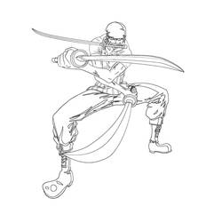 Dibujo para colorear: Roronoa Zoro (Anime y Manga) #218184 - Dibujos para Colorear e Imprimir Gratis