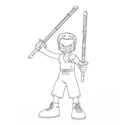 Dibujo para colorear: Roronoa Zoro (Anime y Manga) #218189 - Dibujos para Colorear e Imprimir Gratis