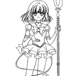 Dibujo Sailor Moon (Anime y Manga) #182986 para imprimir y colorear