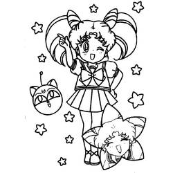 Dibujo Sailor Moon (Anime y Manga) #183000 para imprimir y colorear