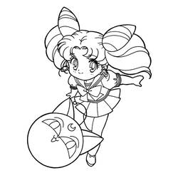 Dibujo Sailor Moon (Anime y Manga) #183005 para imprimir y colorear