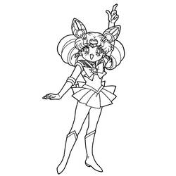 Dibujo Sailor Moon (Anime y Manga) #183006 para imprimir y colorear