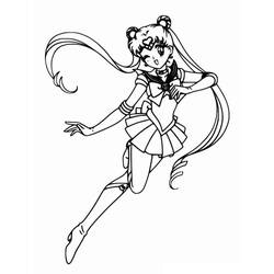 Dibujo Sailor Moon (Anime y Manga) #183017 para imprimir y colorear