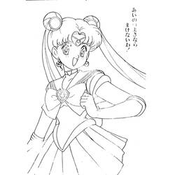 Dibujo Sailor Moon (Anime y Manga) #183019 para imprimir y colorear