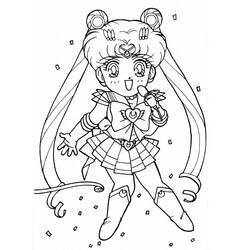 Dibujo Sailor Moon (Anime y Manga) #183022 para imprimir y colorear