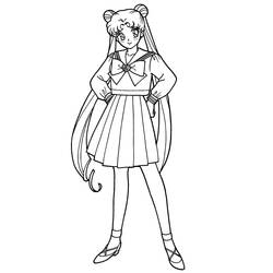 Dibujo Sailor Moon (Anime y Manga) #183029 para imprimir y colorear