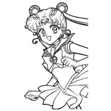 Dibujo Sailor Moon (Anime y Manga) #50255 para imprimir y colorear