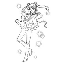 Dibujo Sailor Moon (Anime y Manga) #50401 para imprimir y colorear