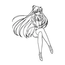 Dibujo Sailor Moon (Anime y Manga) #50412 para imprimir y colorear