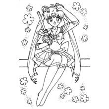 Dibujo Sailor Moon (Anime y Manga) #50418 para imprimir y colorear