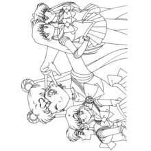 Dibujo Sailor Moon (Anime y Manga) #50423 para imprimir y colorear