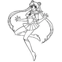 Dibujo Sailor Moon (Anime y Manga) #50446 para imprimir y colorear