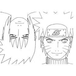 Dibujo para colorear: Sasuke (Anime y Manga) #171405 - Dibujos para Colorear e Imprimir Gratis