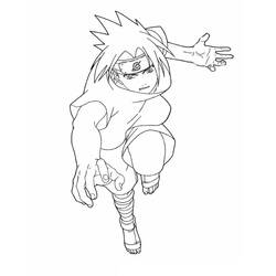 Dibujo para colorear: Sasuke (Anime y Manga) #171409 - Dibujos para Colorear e Imprimir Gratis