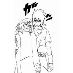 Dibujo para colorear: Sasuke (Anime y Manga) #171413 - Dibujos para Colorear e Imprimir Gratis