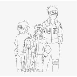 Dibujo para colorear: Sasuke (Anime y Manga) #171414 - Dibujos para Colorear e Imprimir Gratis