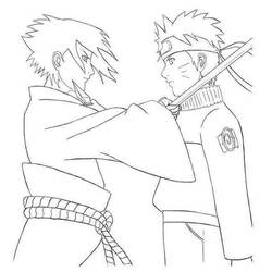Dibujo para colorear: Sasuke (Anime y Manga) #171418 - Dibujos para Colorear e Imprimir Gratis