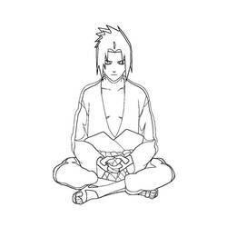 Dibujo para colorear: Sasuke (Anime y Manga) #171425 - Dibujos para Colorear e Imprimir Gratis
