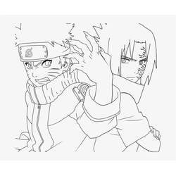 Dibujo para colorear: Sasuke (Anime y Manga) #171427 - Dibujos para Colorear e Imprimir Gratis