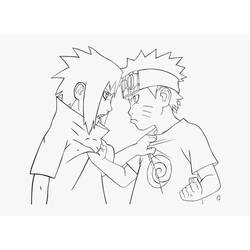 Dibujo para colorear: Sasuke (Anime y Manga) #171428 - Dibujos para Colorear e Imprimir Gratis