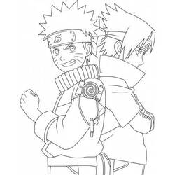 Dibujo para colorear: Sasuke (Anime y Manga) #171429 - Dibujos para Colorear e Imprimir Gratis