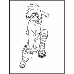 Dibujo para colorear: Sasuke (Anime y Manga) #171431 - Dibujos para Colorear e Imprimir Gratis
