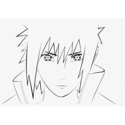 Dibujo para colorear: Sasuke (Anime y Manga) #171442 - Dibujos para Colorear e Imprimir Gratis