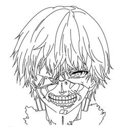 Dibujos para colorear: Tokyo Ghoul - Dibujos para Colorear e Imprimir Gratis