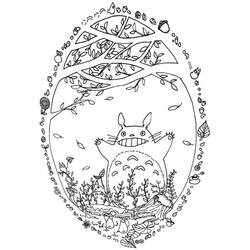 Dibujos para colorear: Totoro - Dibujos para Colorear e Imprimir Gratis