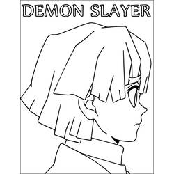 Dibujos para colorear: Zenitsu - Dibujos para Colorear e Imprimir Gratis
