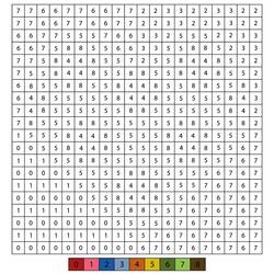 Dibujos para colorear: Arte Pixelado - Dibujos para Colorear e Imprimir Gratis