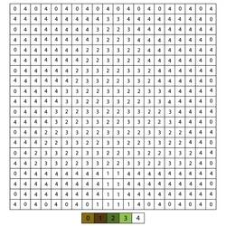 Dibujo para colorear: Arte Pixelado (Aprendizaje y Educación) #201978 - Dibujos para Colorear e Imprimir Gratis