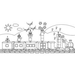 Dibujo para colorear: Bloques de Números (Aprendizaje y Educación) #186677 - Dibujos para Colorear e Imprimir Gratis