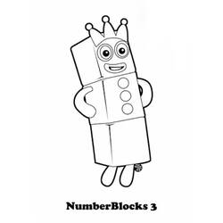 Dibujo para colorear: Bloques de Números (Aprendizaje y Educación) #186680 - Dibujos para Colorear e Imprimir Gratis